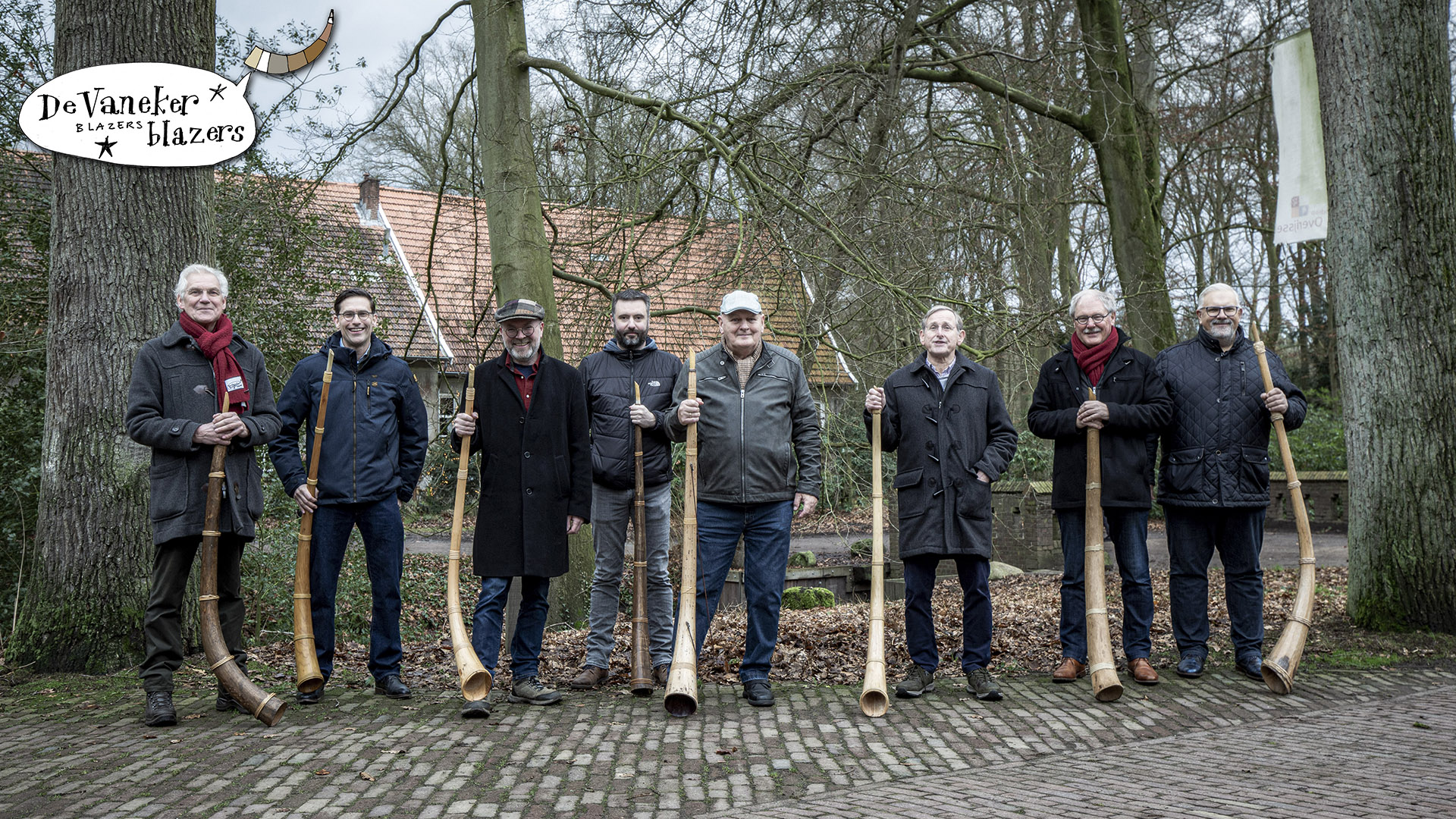 Midwinterhoorn blazers groep in Enschede 2021